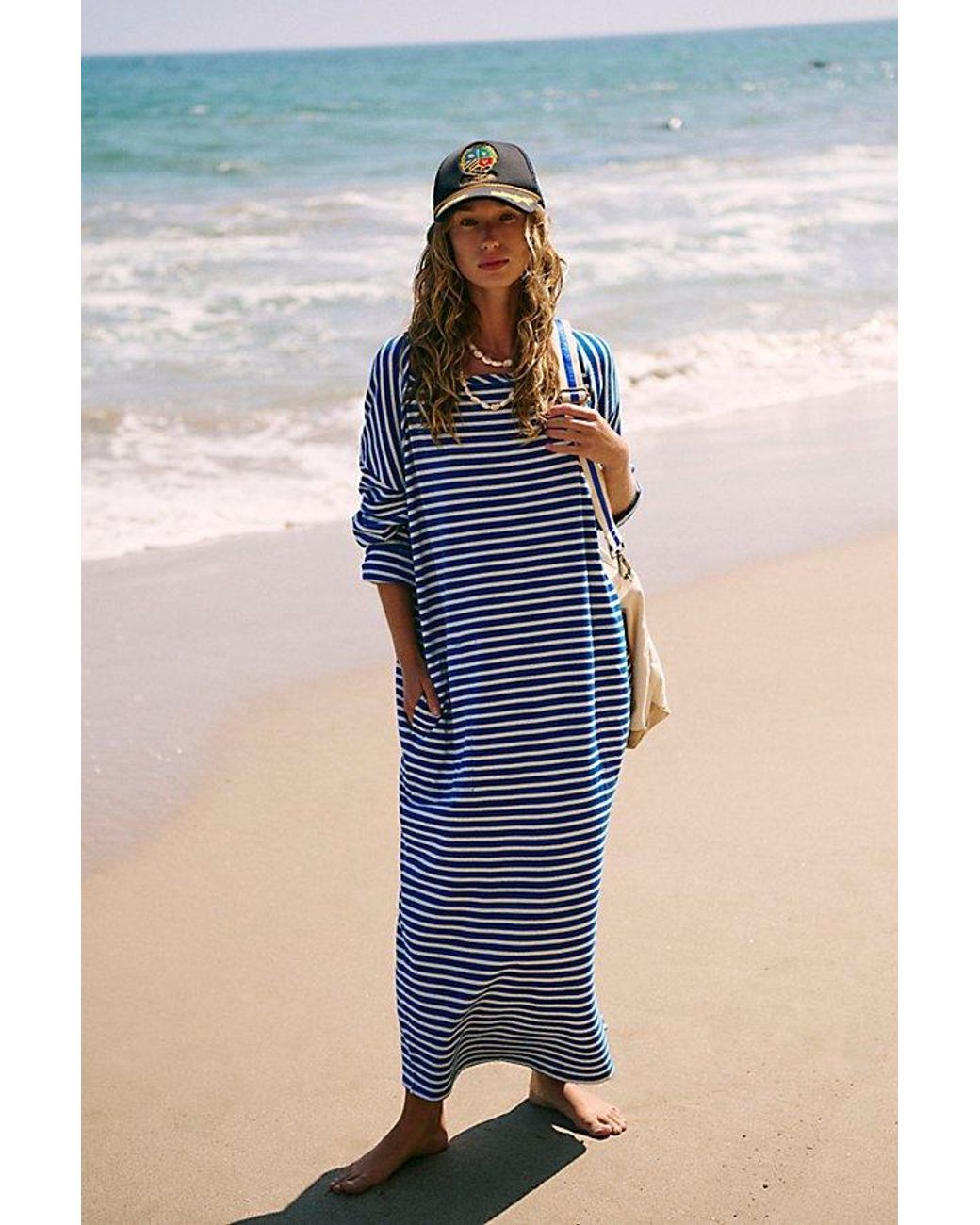 Free People Tivoli Maxi in Blue | Lyst