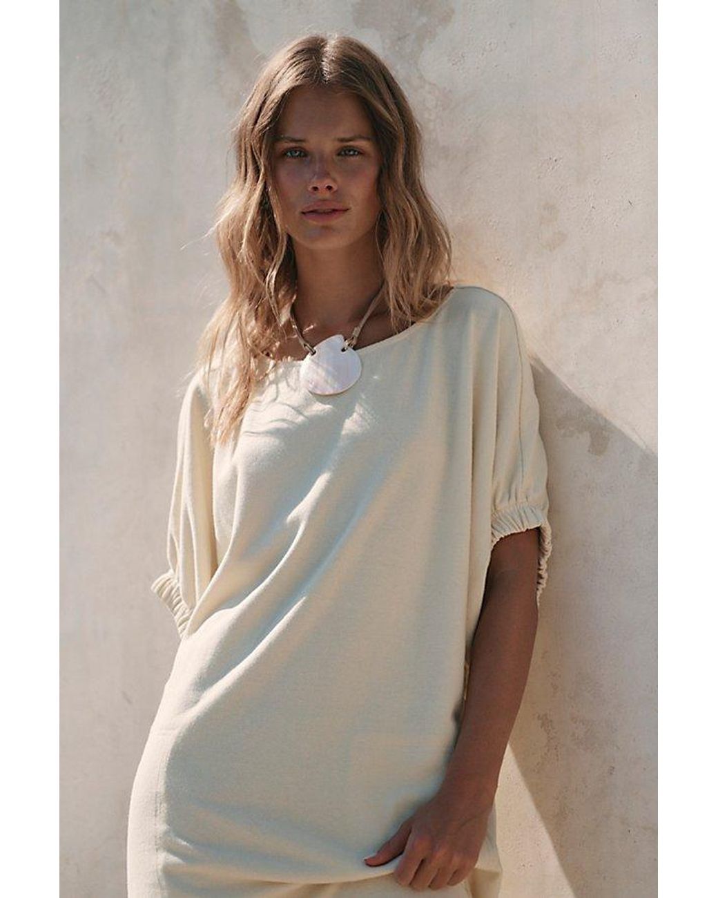 free-est Natural Woke Up Like This Midi Dress By