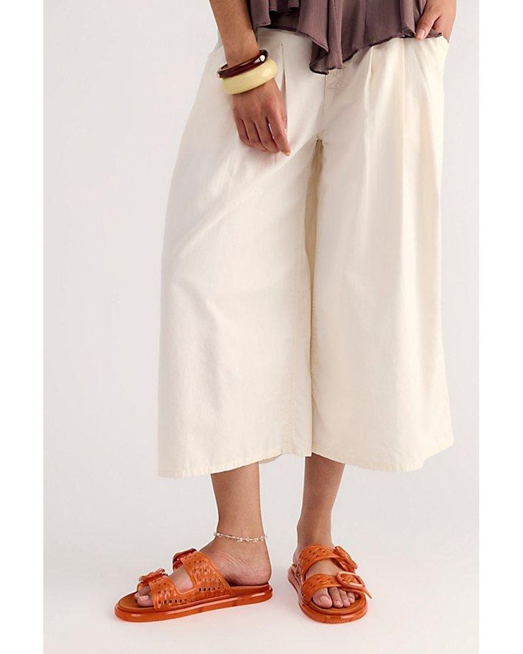 Melissa Orange Possession Slip Jelly Sandals