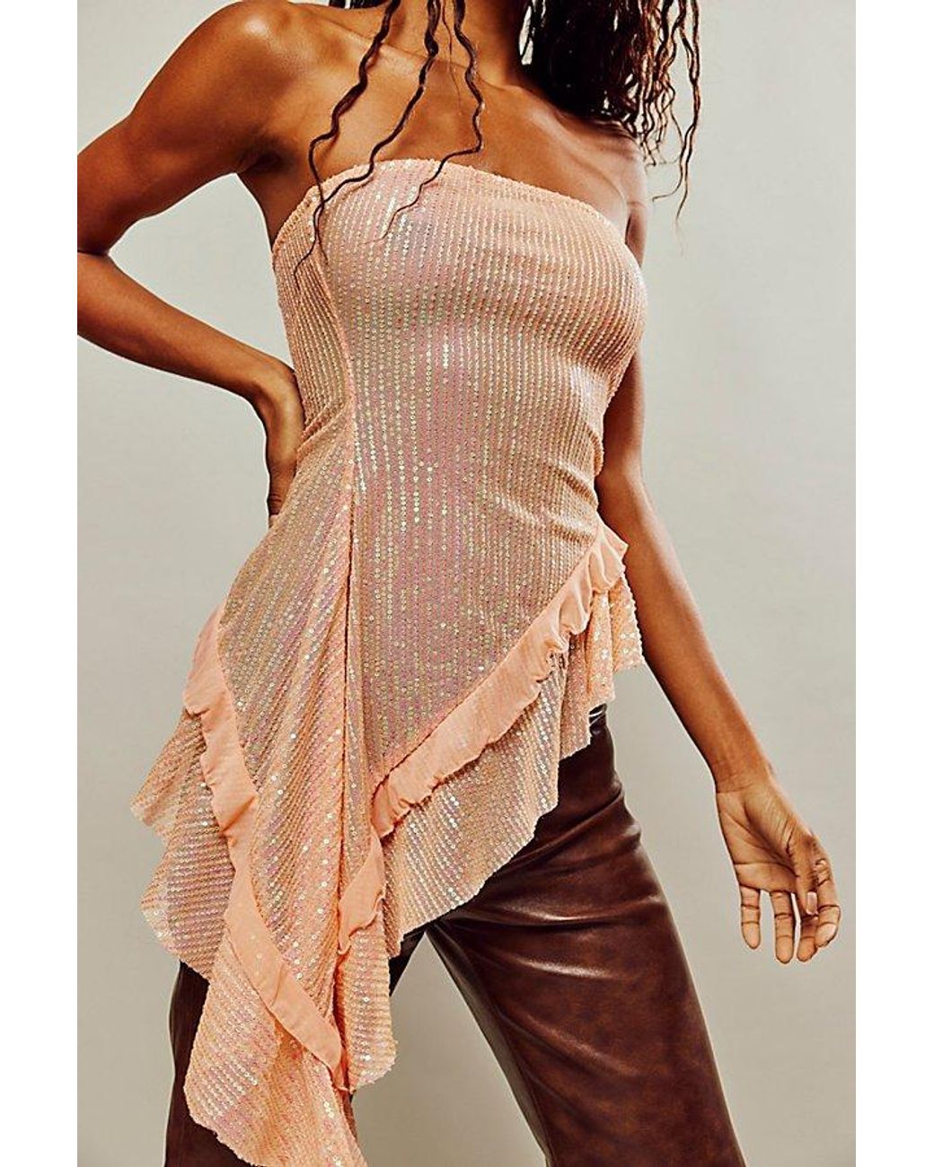 Taylor Sequin Strapless Dress Taylor Sequin Strapless Dress