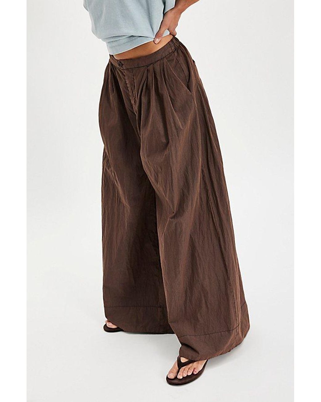Free People ★ Paige Pleated Pull-On Trousers Free People Paige Pleated Pull-On Trousers | Lyst