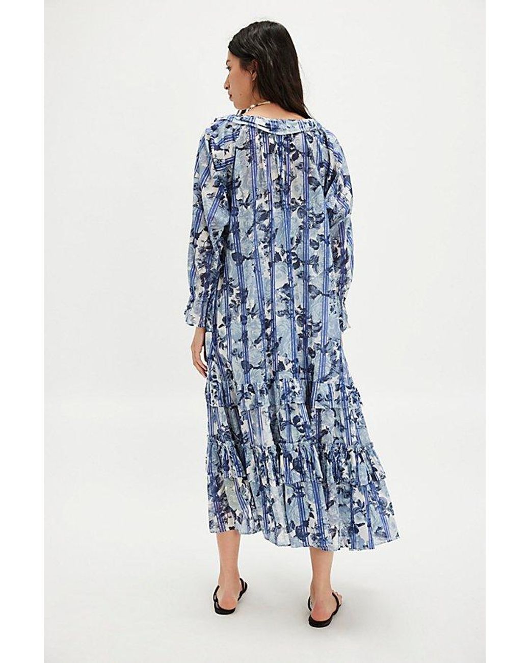 garden wonders maxi dress Free People Garden Wonders maxi dress retro combo colorway womens size medium