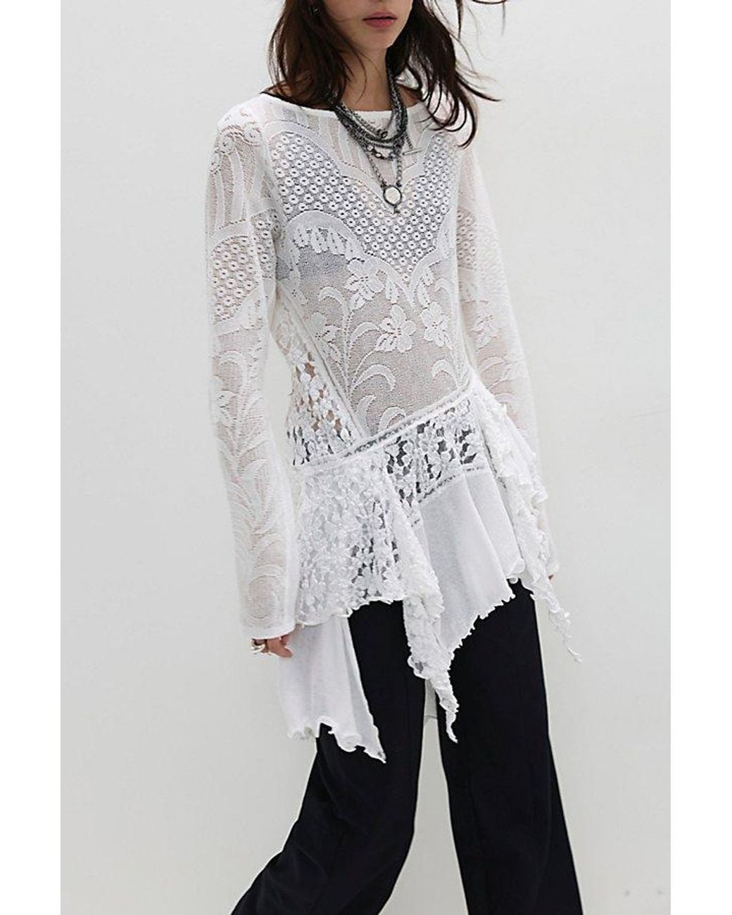 Free People Natural Alesia Maxi Top