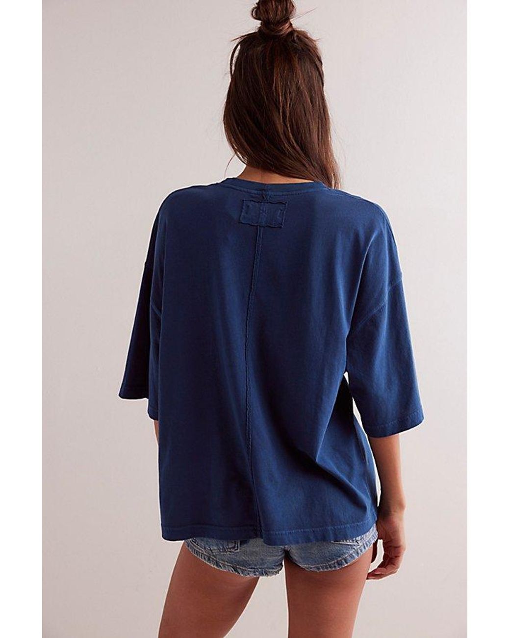 Free People Blue We The Free Perfect Oversized Tee