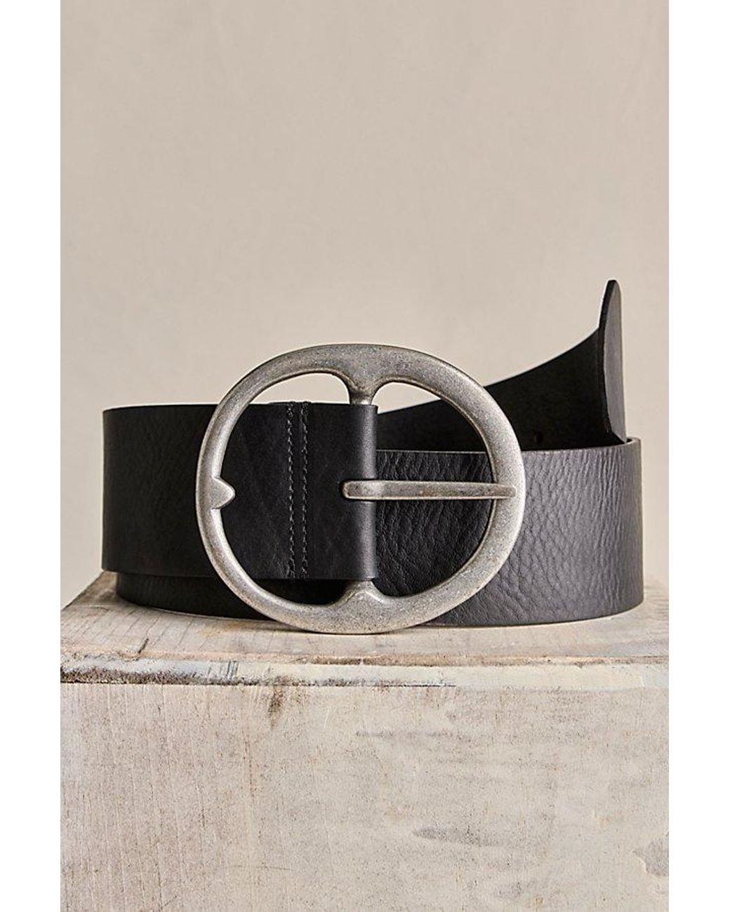 Free People Black Brando Hip Belt
