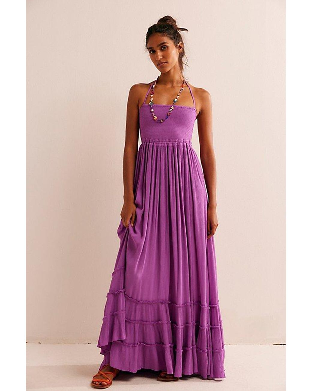 woman in satin dress Leo Satin Dress