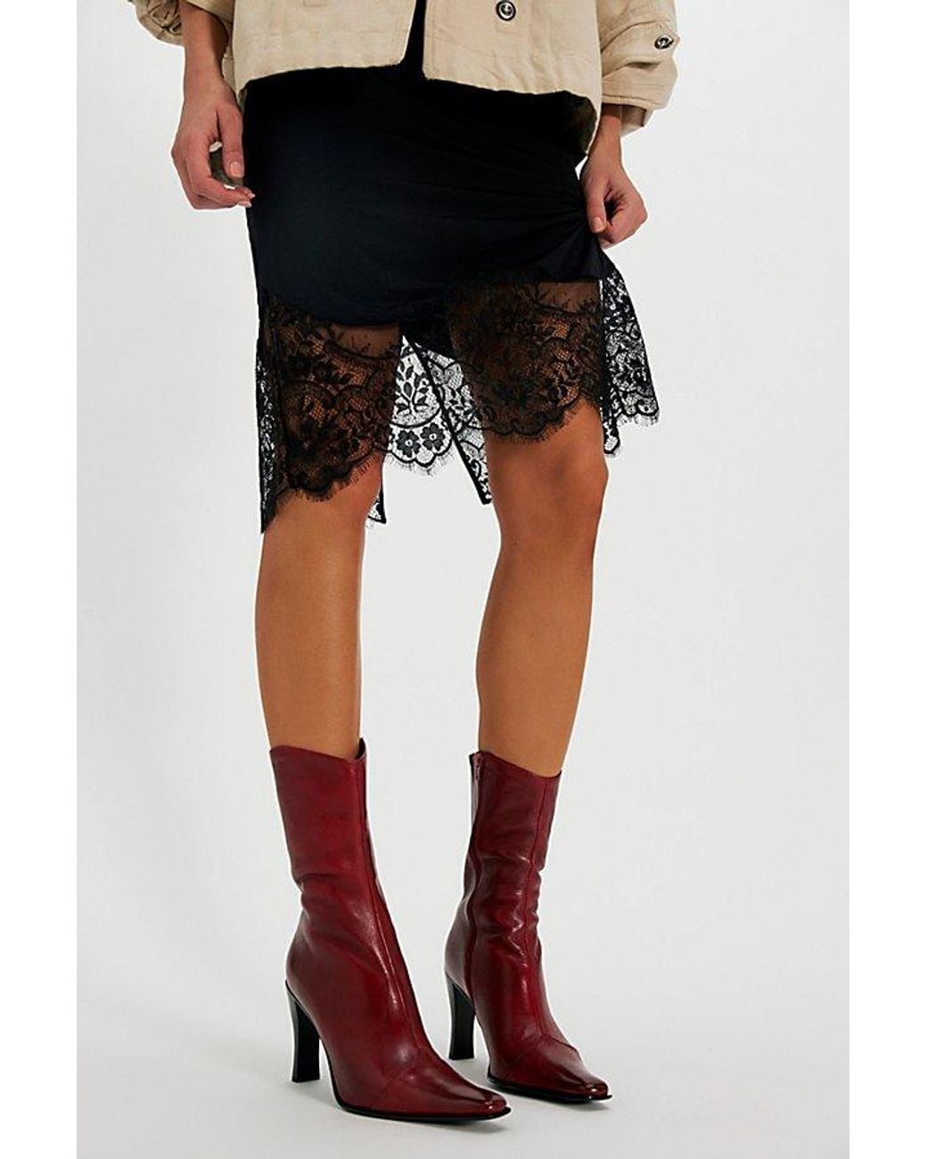 Jeffrey Campbell Black Sweet Talker Snip Toe Boots Shoe By