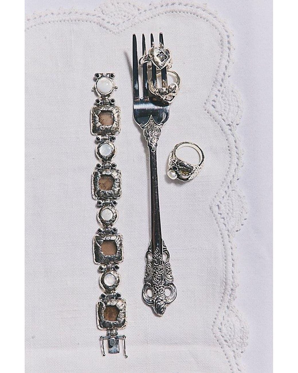 Pamela Love Black X Free People Fortuna Bracelet