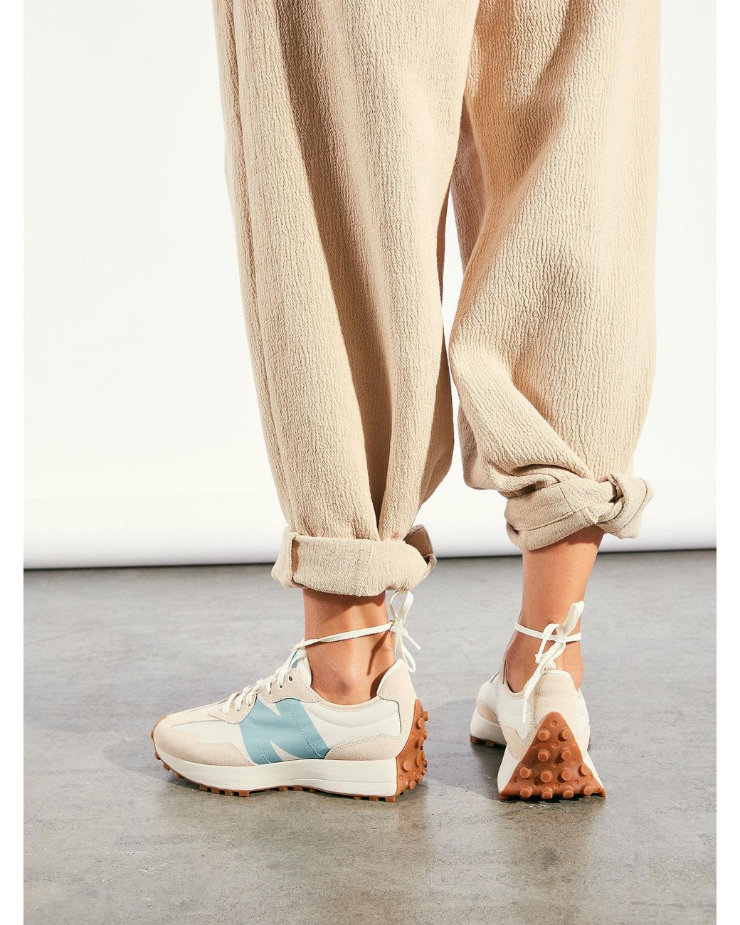 Free People New Balance 327 High Learning Sneakers | Lyst