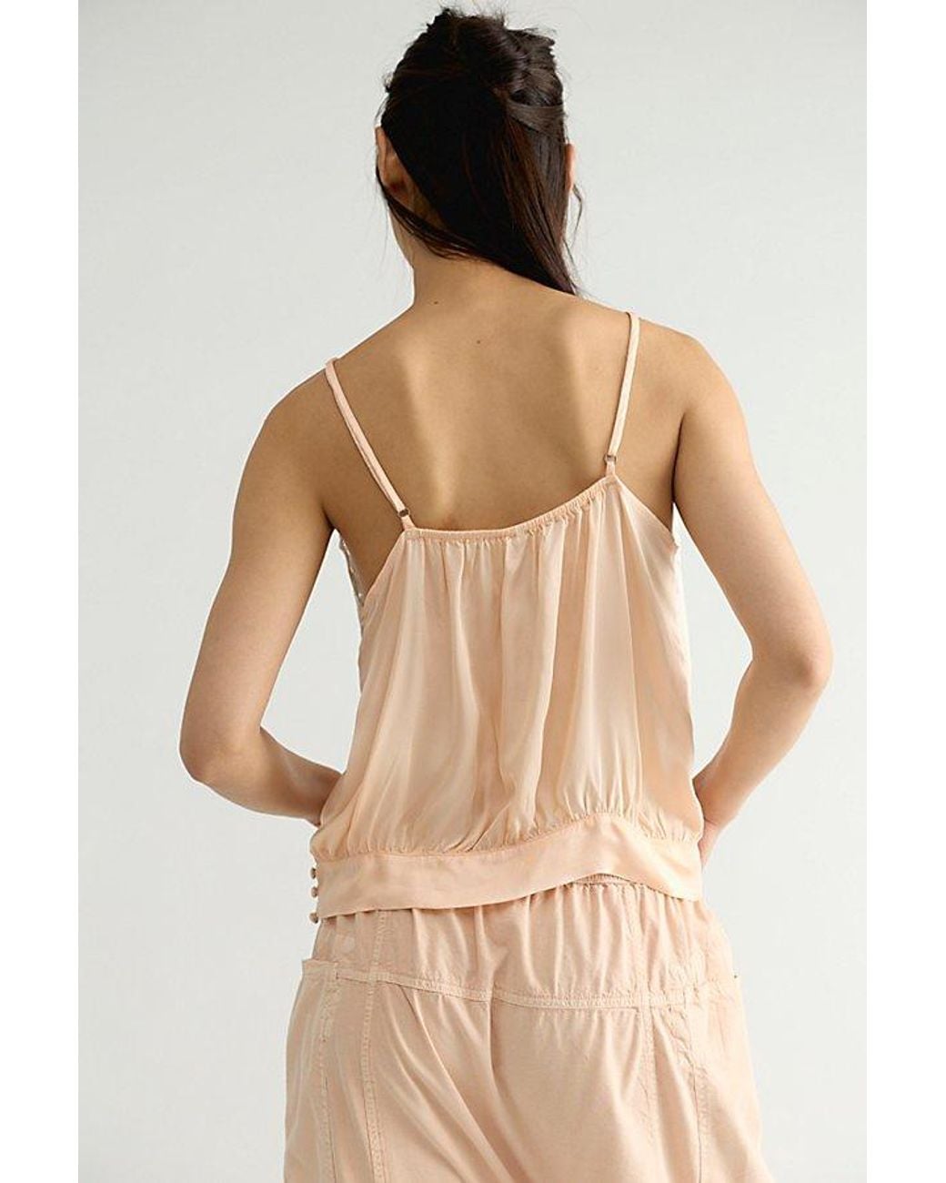 Free People White Reya Lace Top