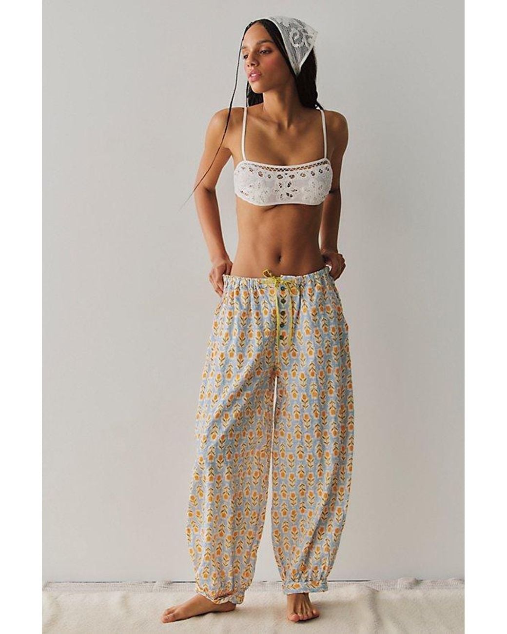 Free People Natural On Repeat Pyjama Trousers By