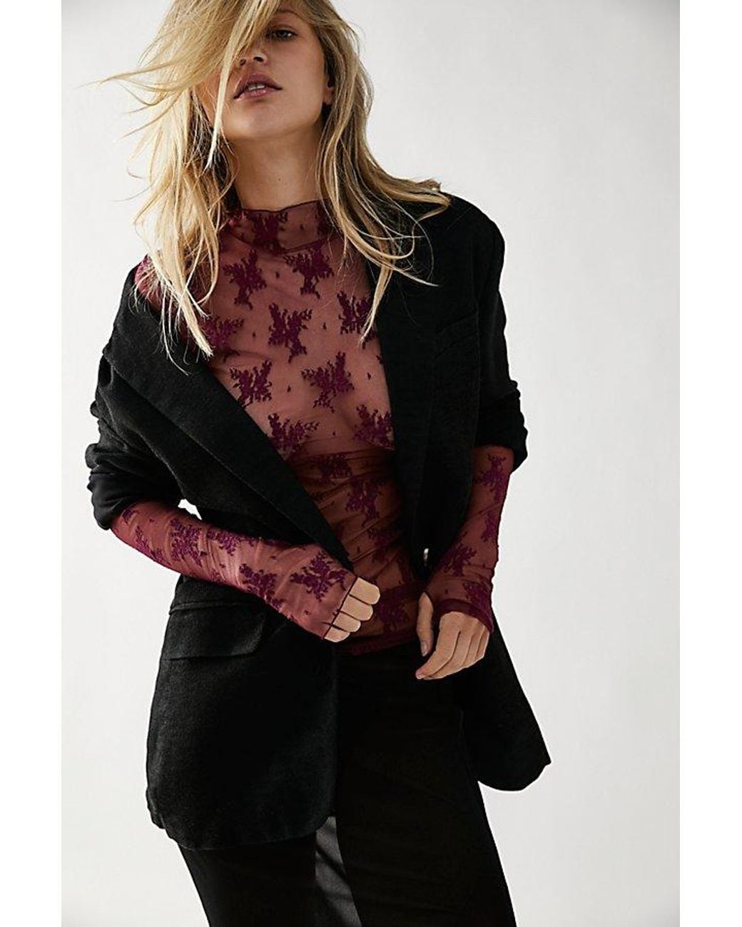 Intimately By Free People Red Lady Lux Layering Top By