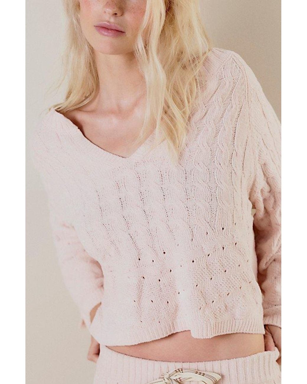 Intimately By Free People Natural Fireside Crush Pullover By