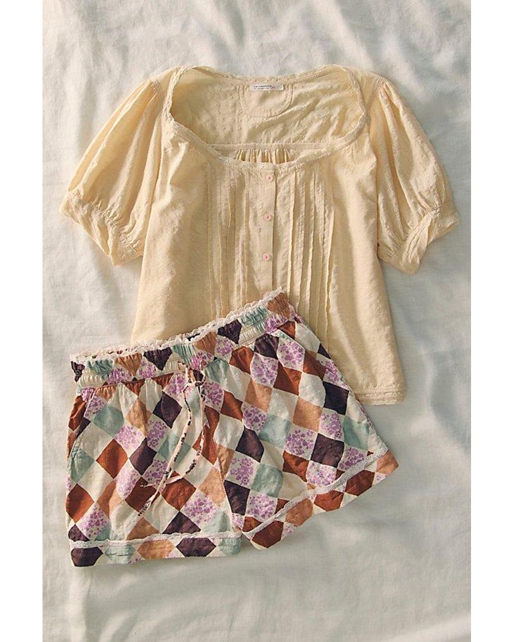 Intimately By Free People Brown On Repeat Lounge Top By