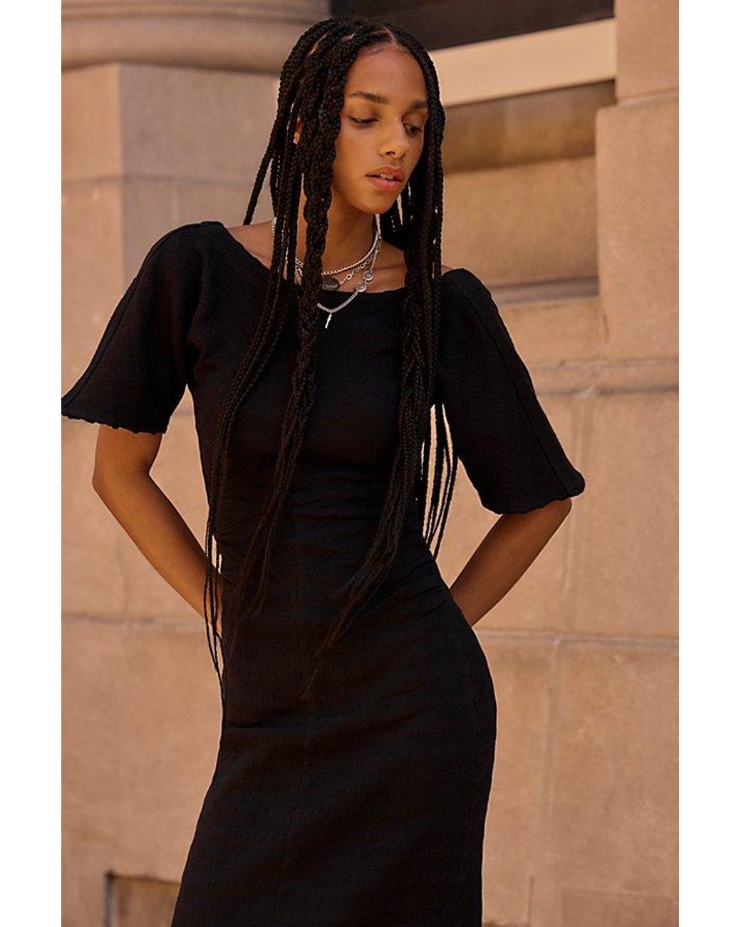 long sleeve long evening dress Shimmery with Flowing Pleats Belted Oxford Sleeveless Shirtdress Colour:Lemon Yellow Collection: REACTIVE OCTOBER 24