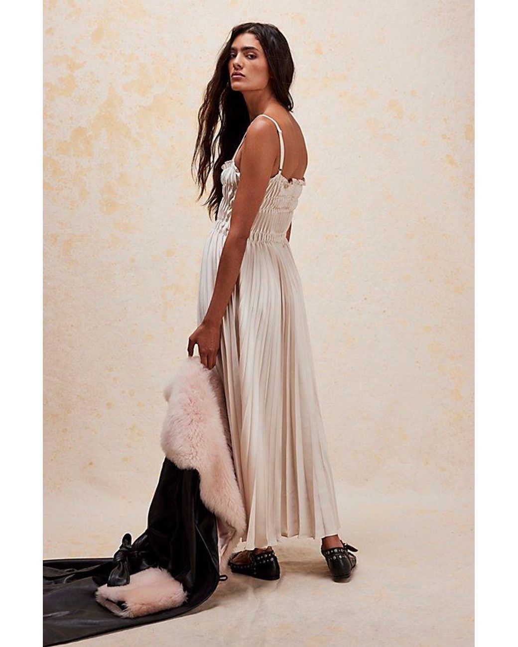 Georgia Hardinge Metal Dress At Free People In Oyster, Size: Us 12 in Natural | Lyst Georgia Hardinge Metal Dress At Free People In Oyster, Size: Us 12 in Natural | Lyst