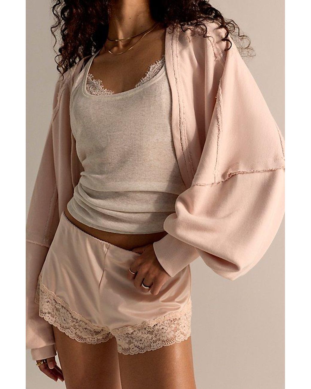 Free People Brown Shrug It Off Sweatshirt