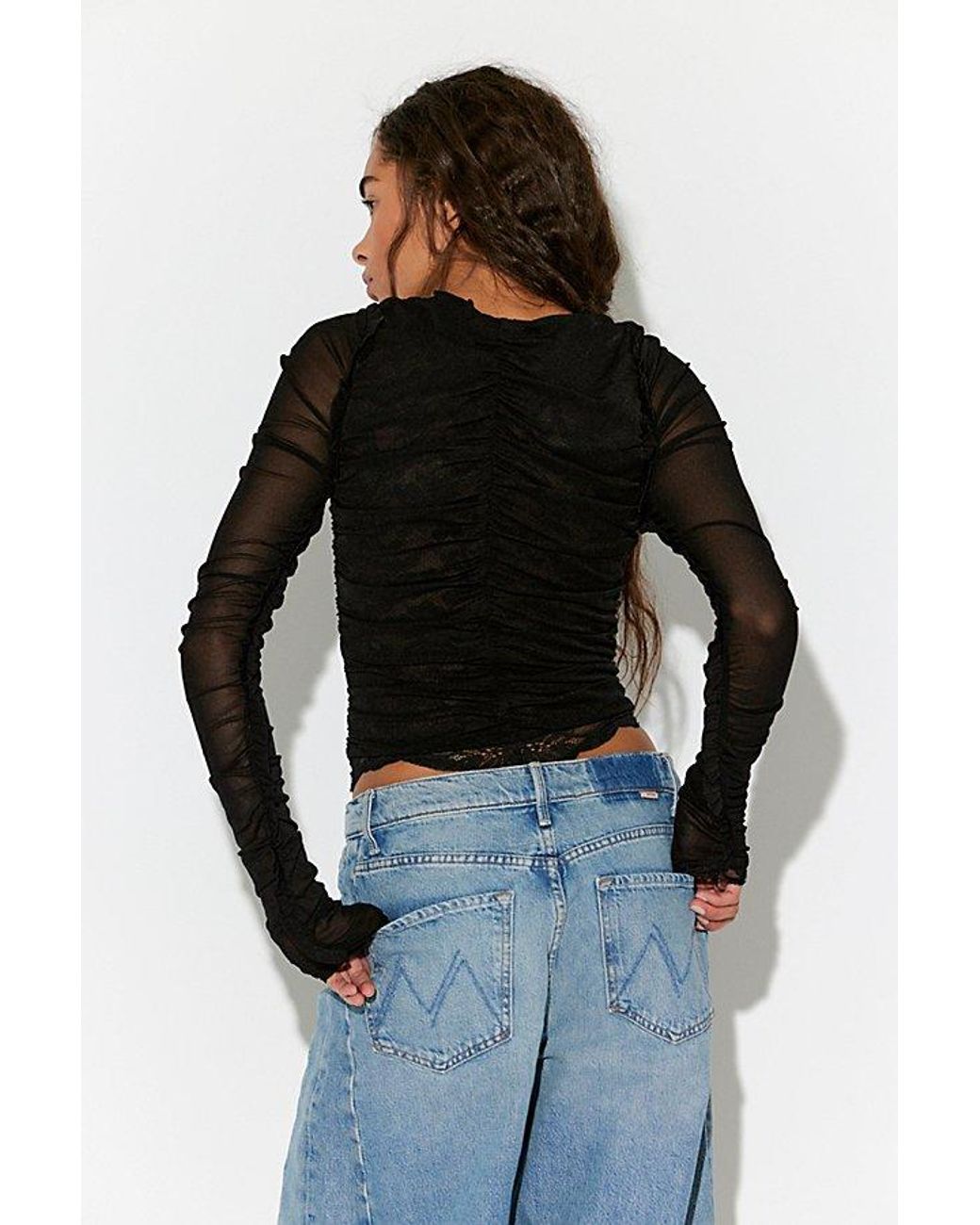 Intimately By Free People Black Worn To Be Wild Bodysuit By