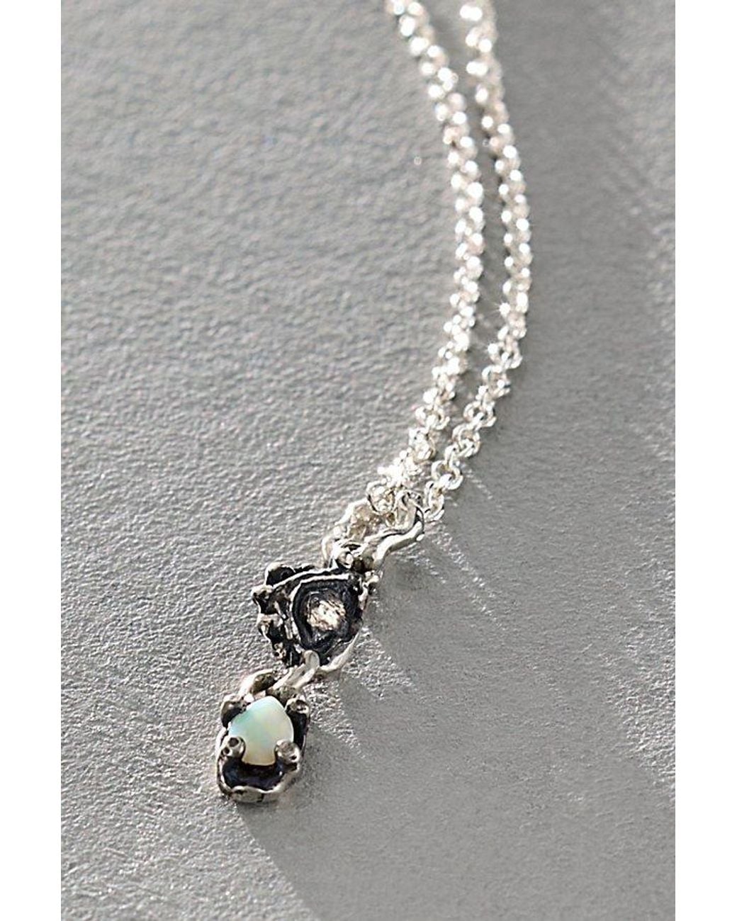 Siri Hansdotter Gray Hansdotter Teardrop Eyes Necklace By