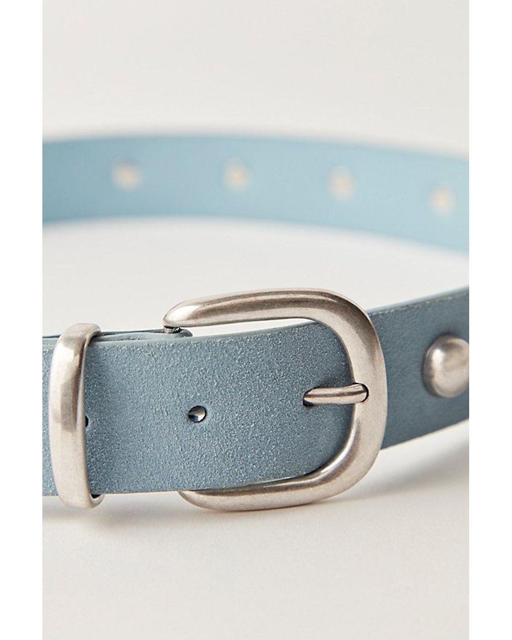 Free People Gray Rhodes Suede Belt