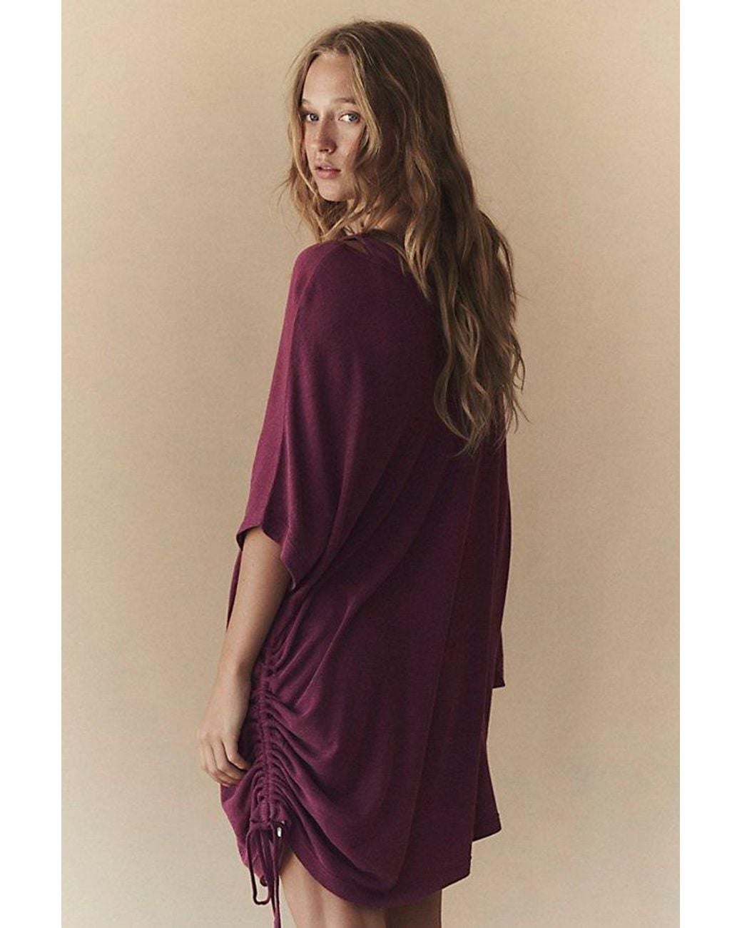 Free People Purple Keala Mini Dress Set
