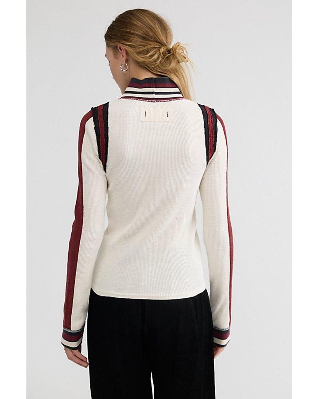 Free People Black We The Free Alpine Layering Top
