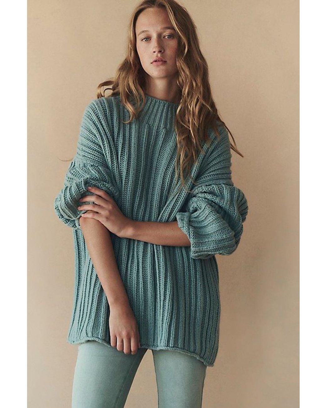 free-est Blue Sandbar Pullover