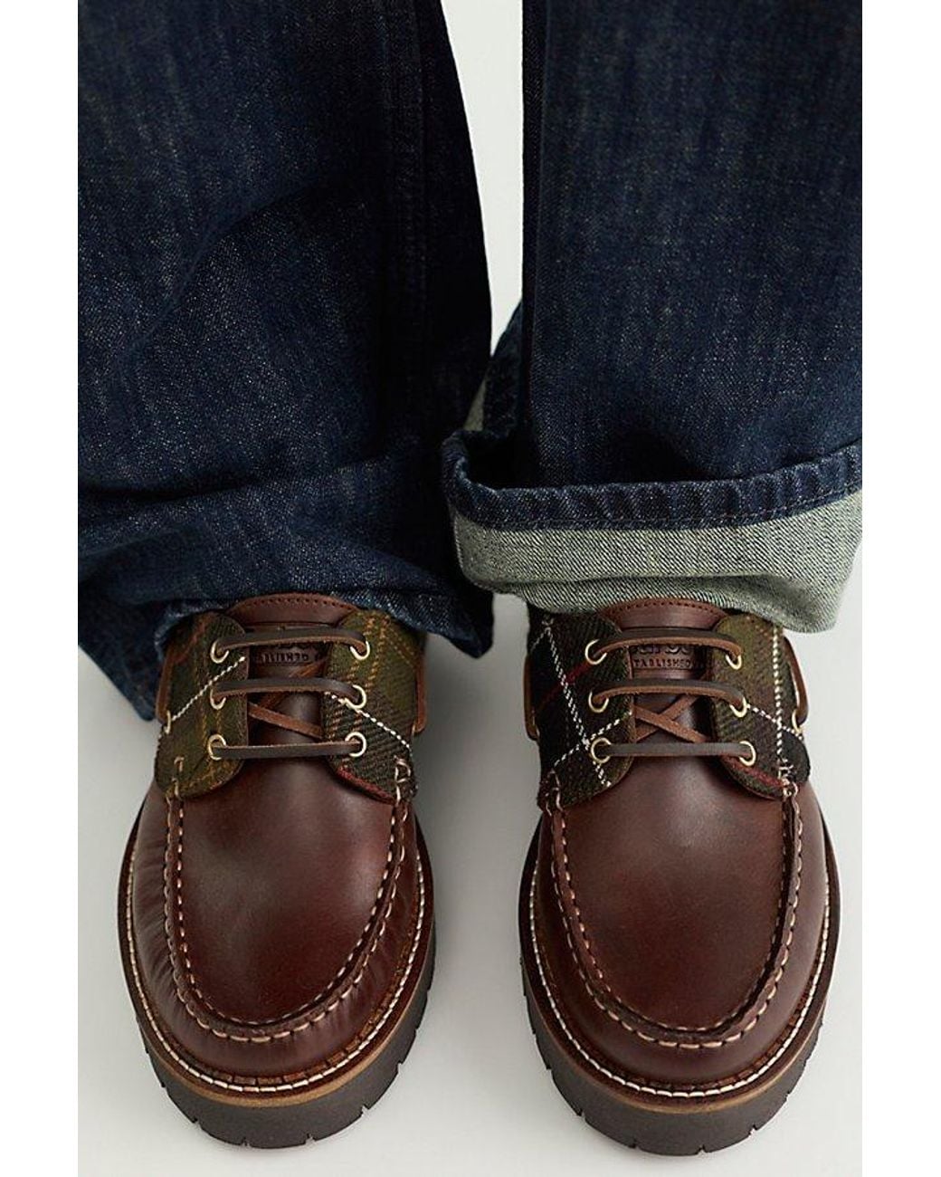 Barbour Blue Darras Boat Shoes Shoe