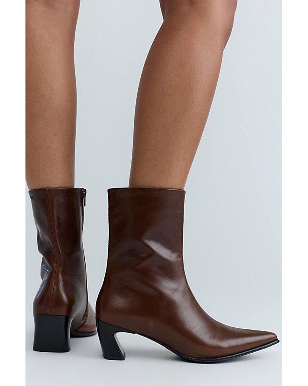 Vagabond Brown Vagabond Ilona Heeled Boots Shoe By