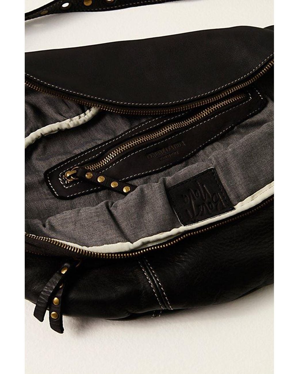 Free People Black Bolsa Nova Bella Sling Bag