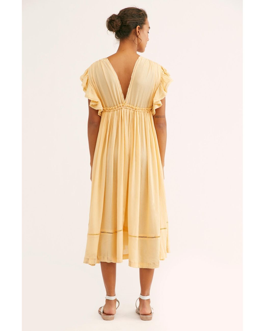 Free People Bali Will Wait For You Midi Dress Lyst