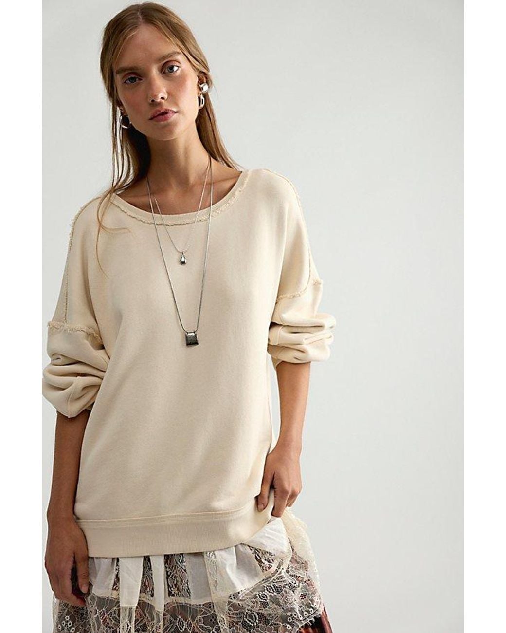 Free People Multicolor Faded Memory Long Sleeve Pullover