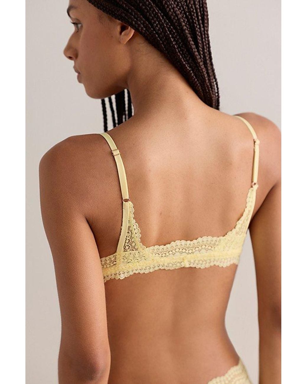 Intimately By Free People Multicolor This Or That Lace Plunge Triangle Bralette By