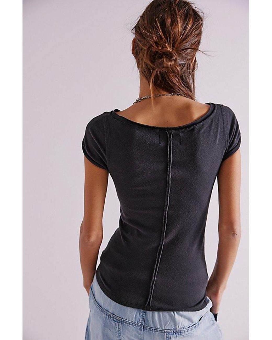 Free People Blue Billie Tee