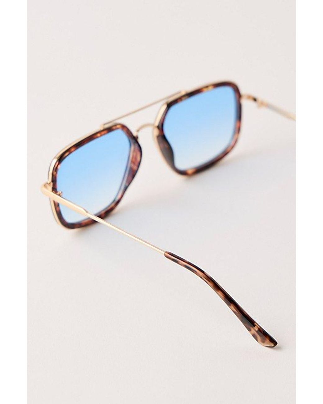 Free People Blue Luna Classic Tinted Aviator Sunglasses