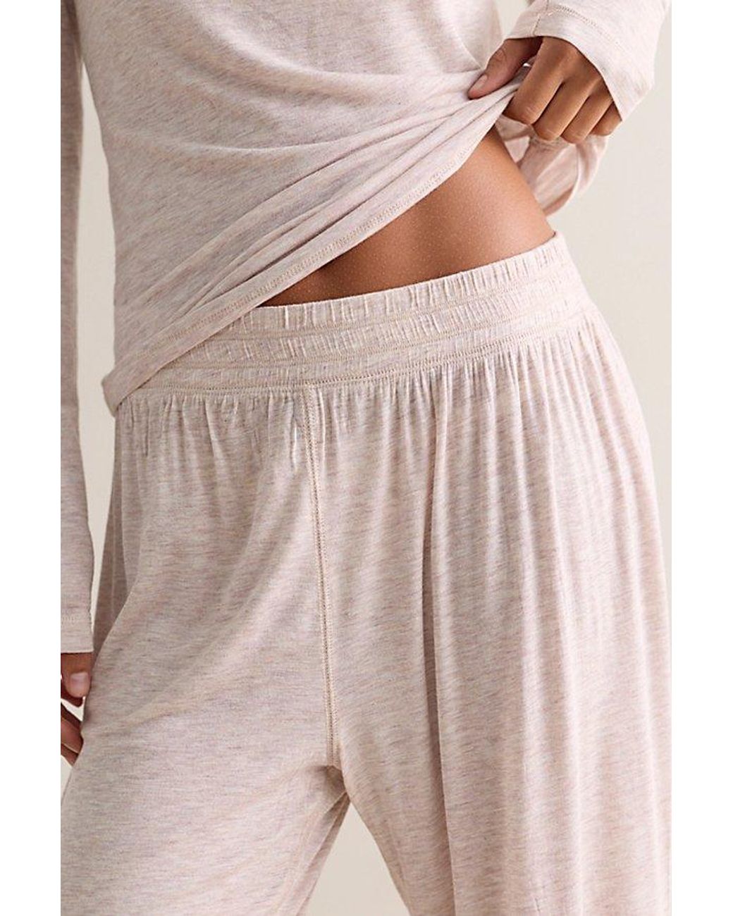 Intimately By Free People Natural Soft Company Lounge Pants By