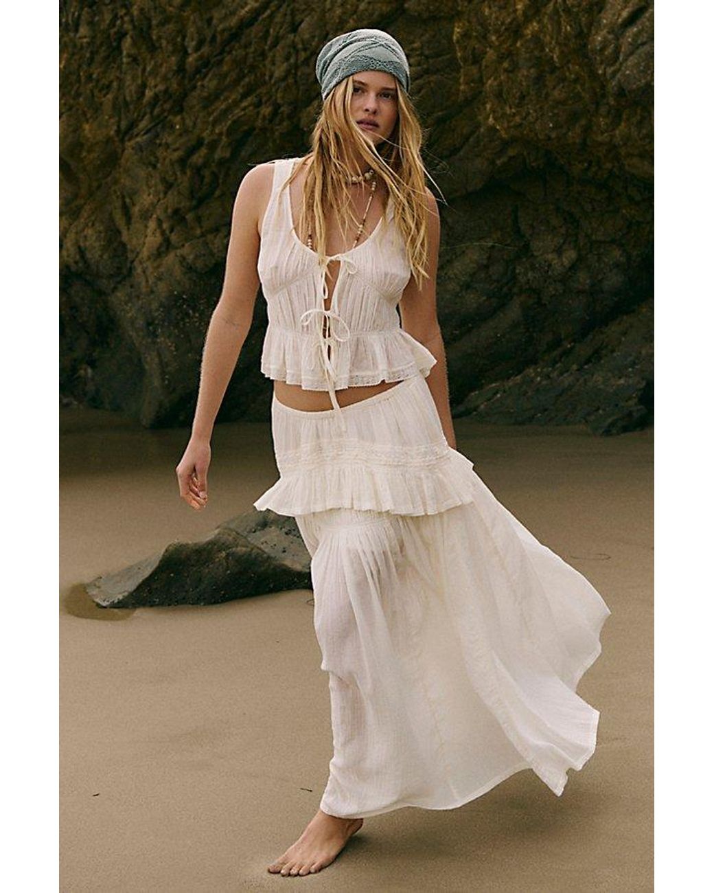 free-est Multicolor Bare Bliss Skirt Set By