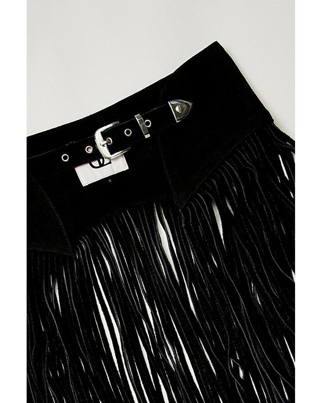 Urban Outfitters Black Clean Stride Skirt Belt