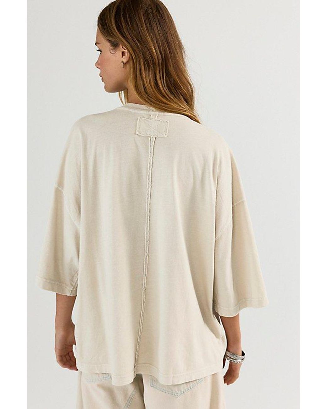 Free People Multicolor Perfect Oversized Tee