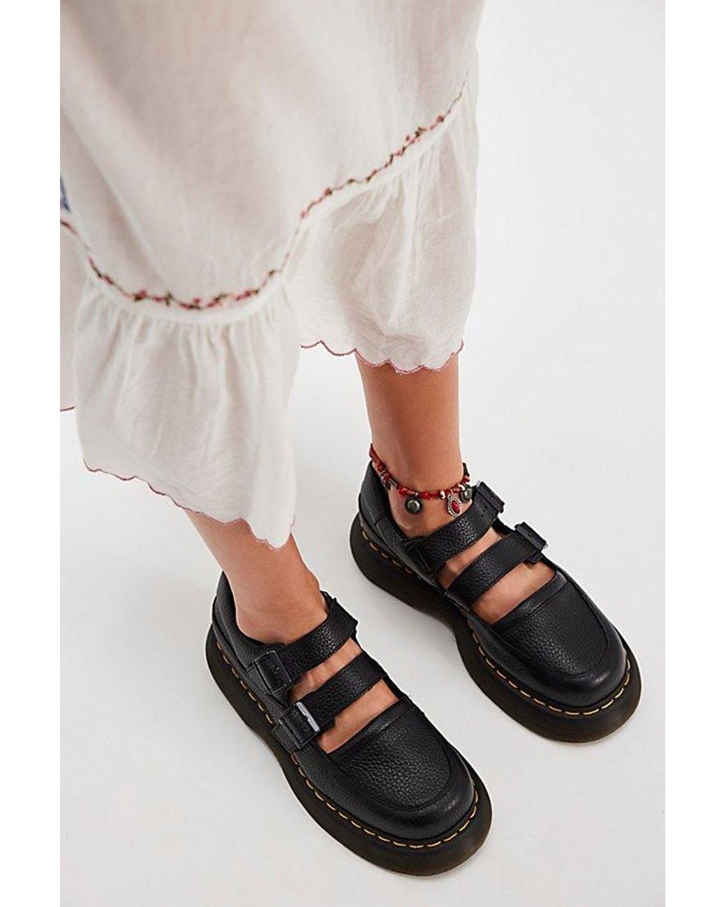 Dr. Martens Buzz Mary Janes By in White | Lyst