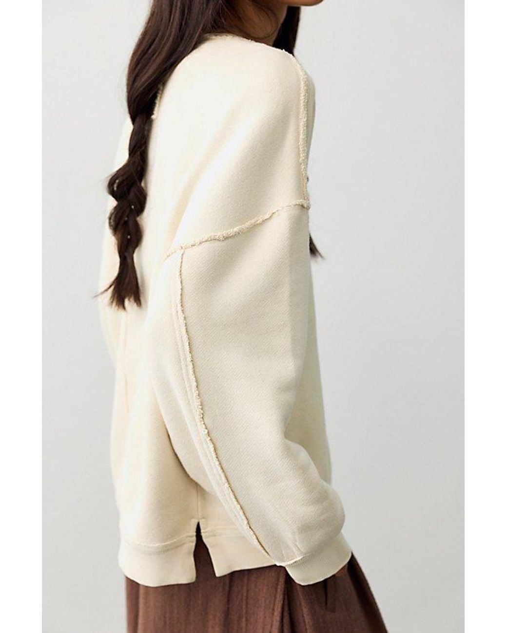 Free People Multicolor Faded Memory Long Sleeve Pullover