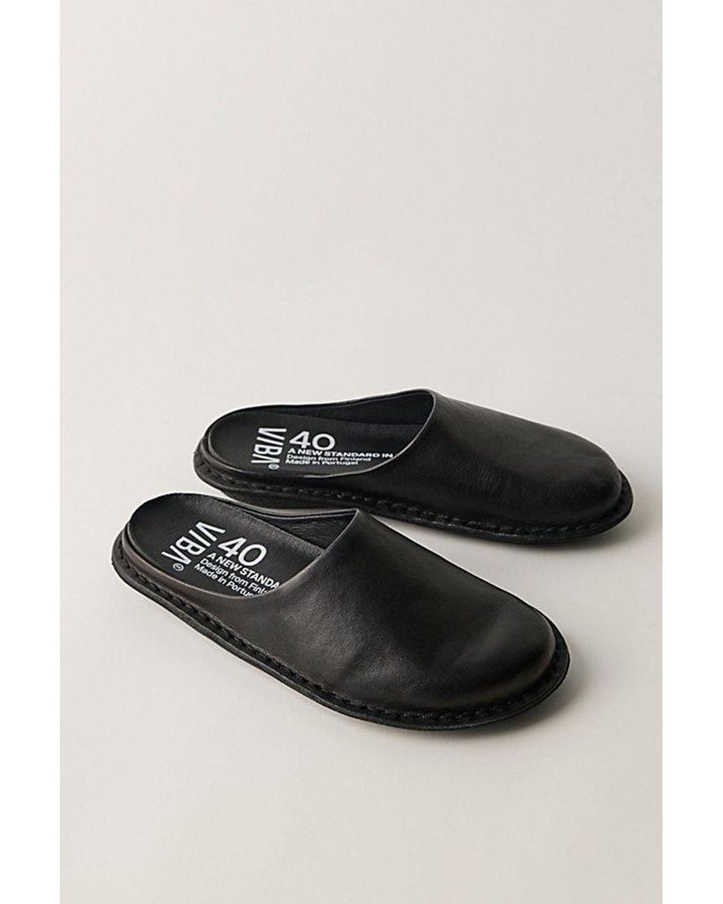 VIBAe Black Roma Mules