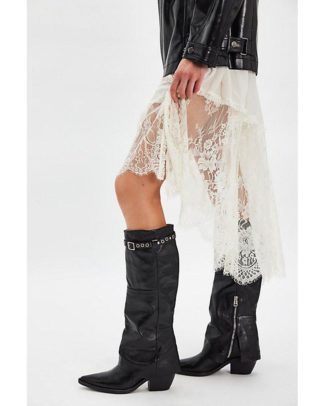 A.s.98 Pink Joyride Foldover Boots