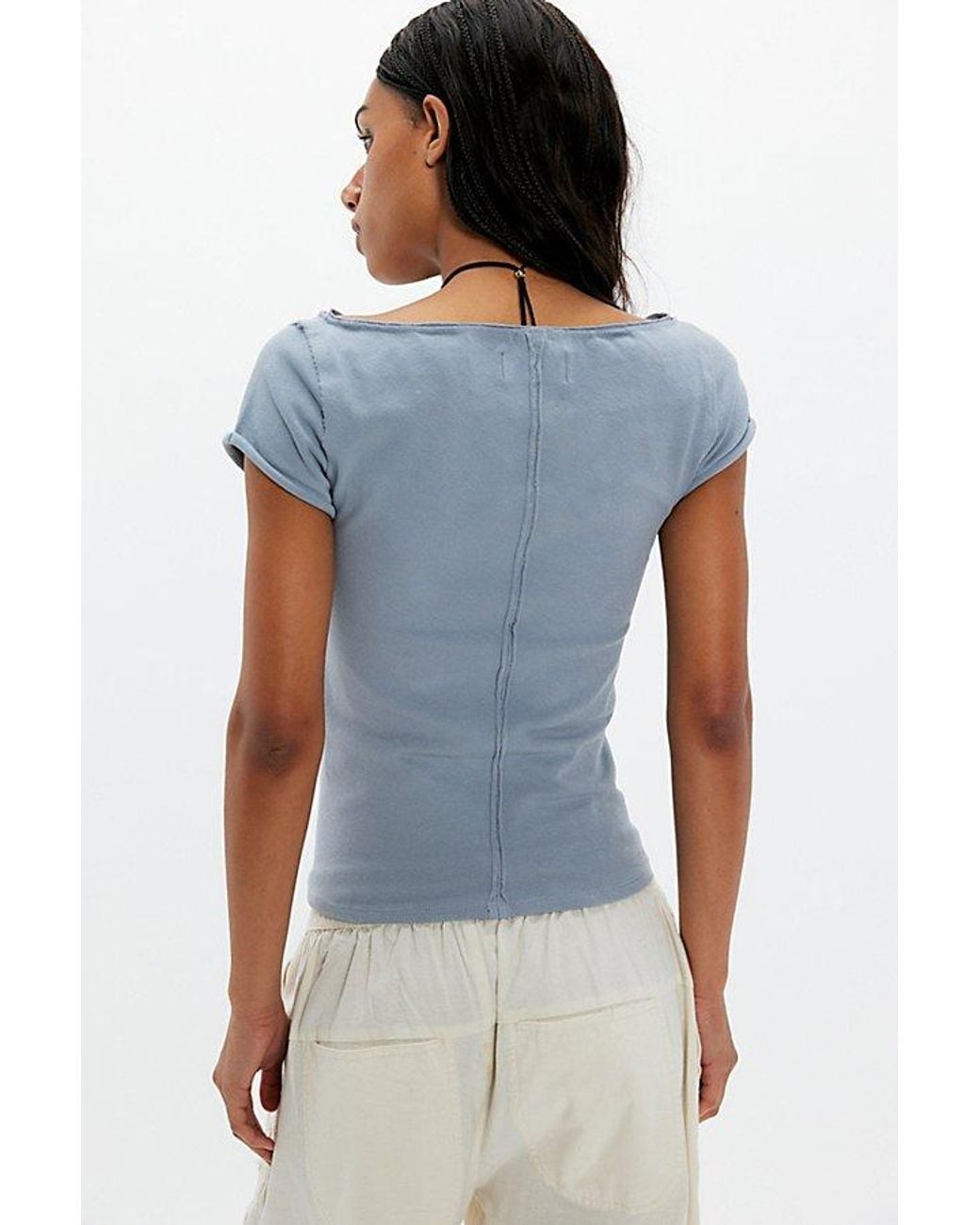 Free People Blue Billie Tee