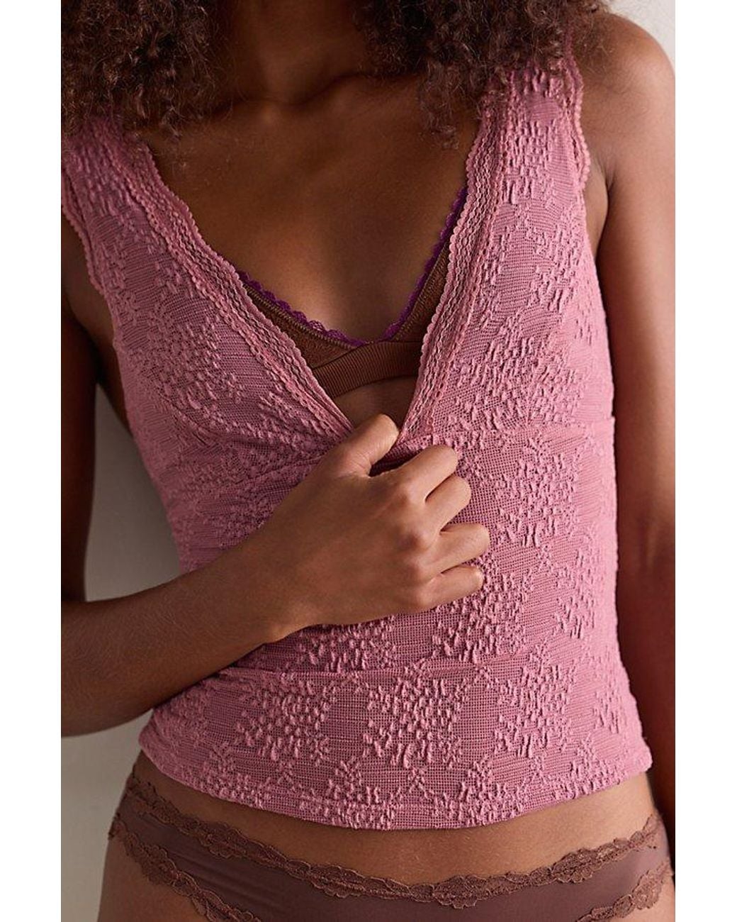 Intimately By Free People Brown Sweet Point Seamless Triangle Bralette By