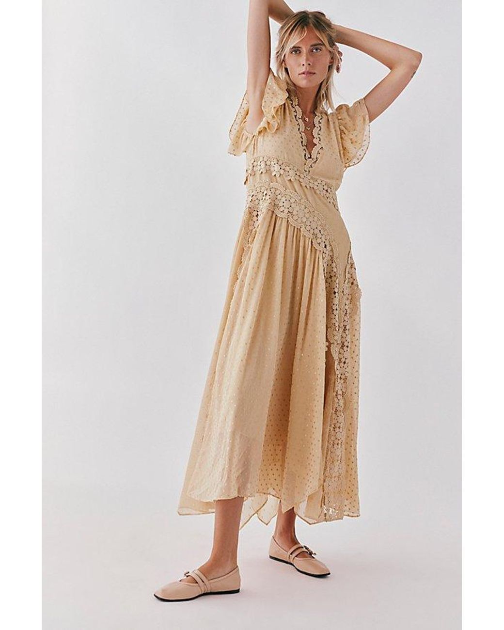 Bali Keely Maxi Dress in Natural | Lyst Bali Keely Maxi Dress in Natural | Lyst