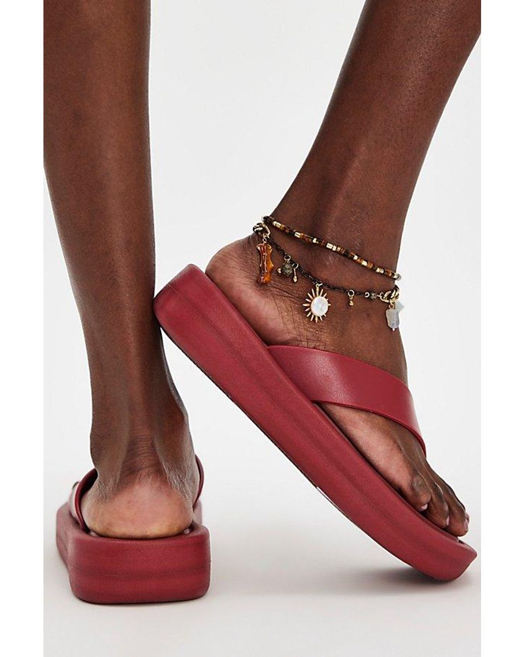 Jeffrey Campbell Blue Darcie Platform Flip Flops By