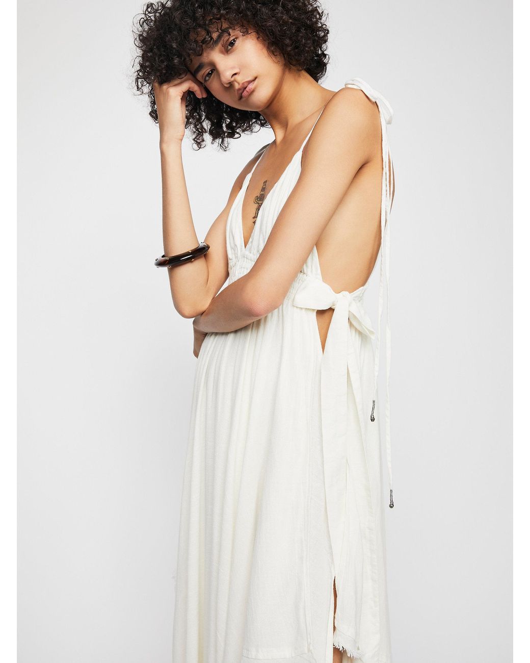 Free People Tropical Heat Maxi Dress in White Lyst