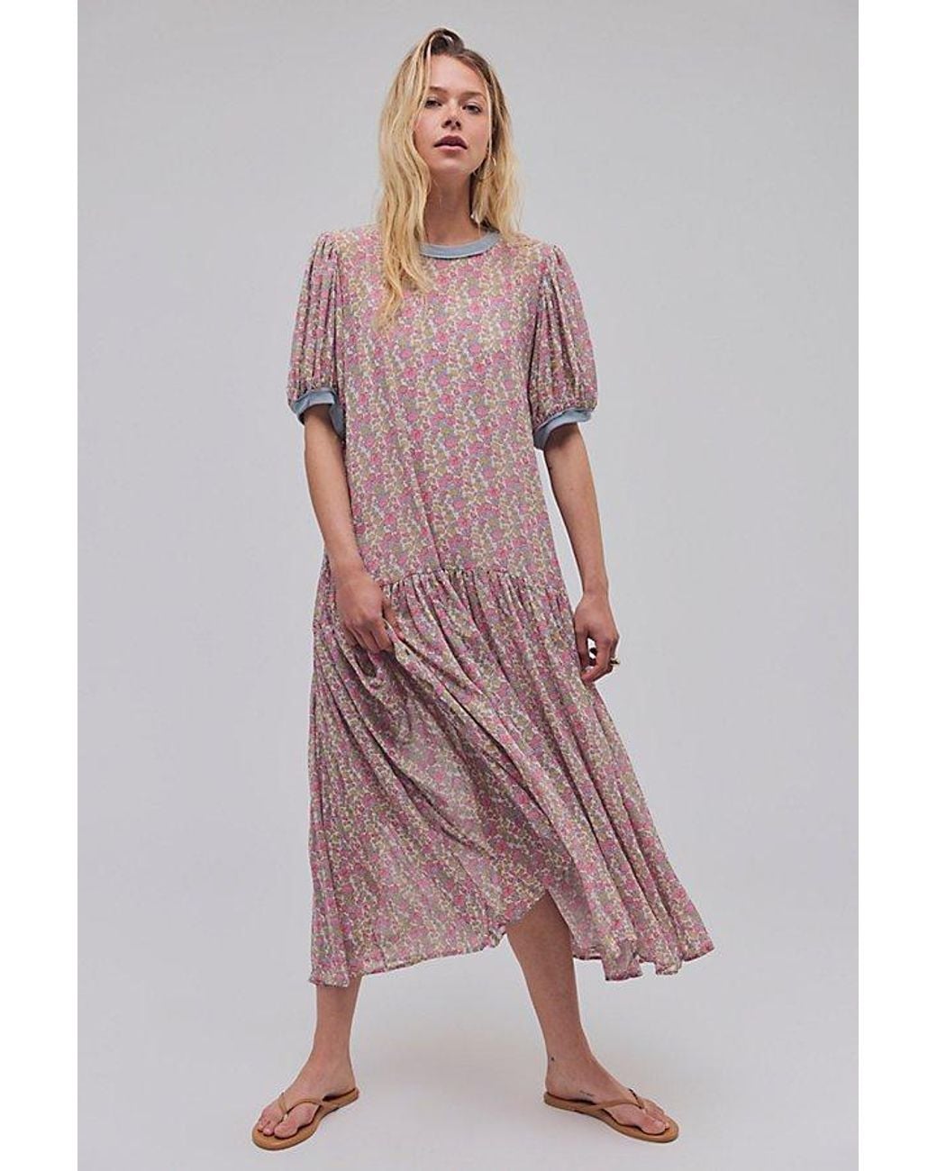 Free People Multicolor Courtside Crush Maxi Dress