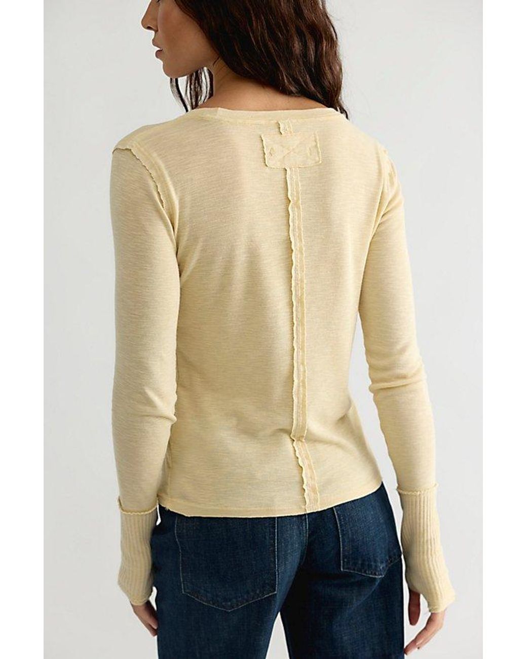 Free People Multicolor Tinsley Long Sleeve Top